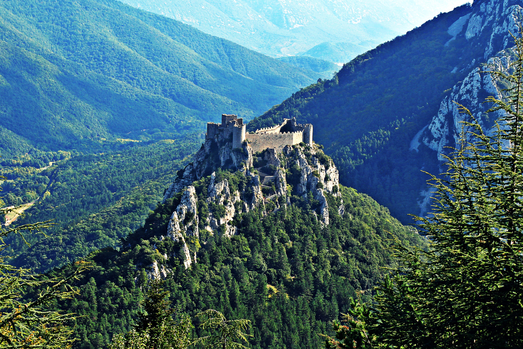 Château de Puilaurens- Châteaux cathares- Rennes les bains -Chambres d'hôtes 11